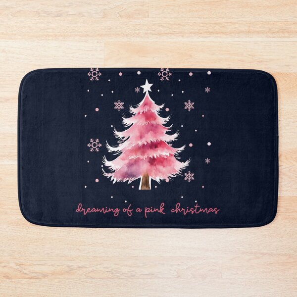 Item preview,   Pink Trees , Christmas Tree Farm, Christmas Tree Path, Cute Winter Christams Happy Holidays designed and sold by KolorellaS.