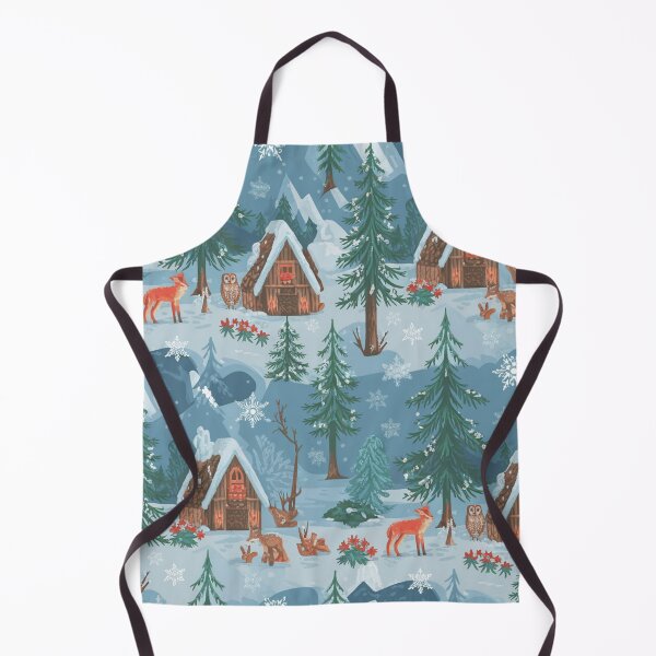 Item preview, Cozy Winter Forest Cabin Scene designed and sold by pnidesign.