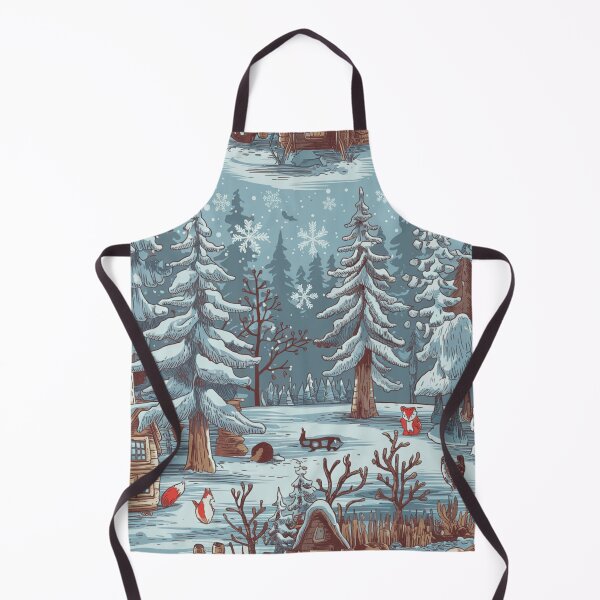 Item preview, Cozy Winter Forest Cabin Scene designed and sold by pnidesign.