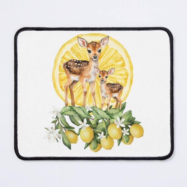Item preview, Lemon branches and gazelles designed and sold by Gardenpets.