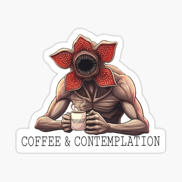 Item preview, Demogorgon Coffee and Contemplation  designed and sold by zombiemama.