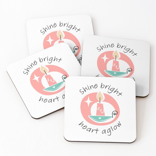 Item preview, Shine Bright Heart Aglow - Polka Dot designed and sold by miavaldez.