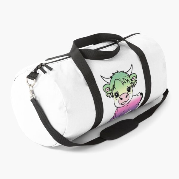 Item preview, Cute Genderfae Pride Highland Cow, Genderdoe Pride Flag Colors designed and sold by Travelslightly.