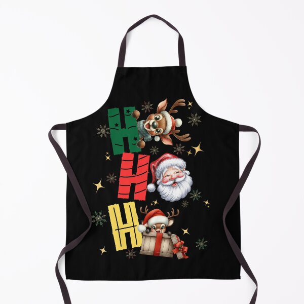 Item preview, Ho Ho Ho, Santa and Reindeer designed and sold by MadCatPrints.