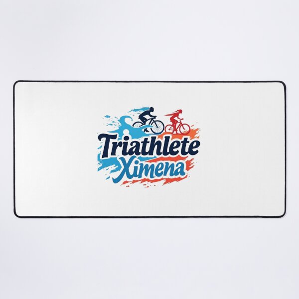 Item preview, Dynamic Triathlete Ximena - Swim, Bike, Run designed and sold by Triathlongram.