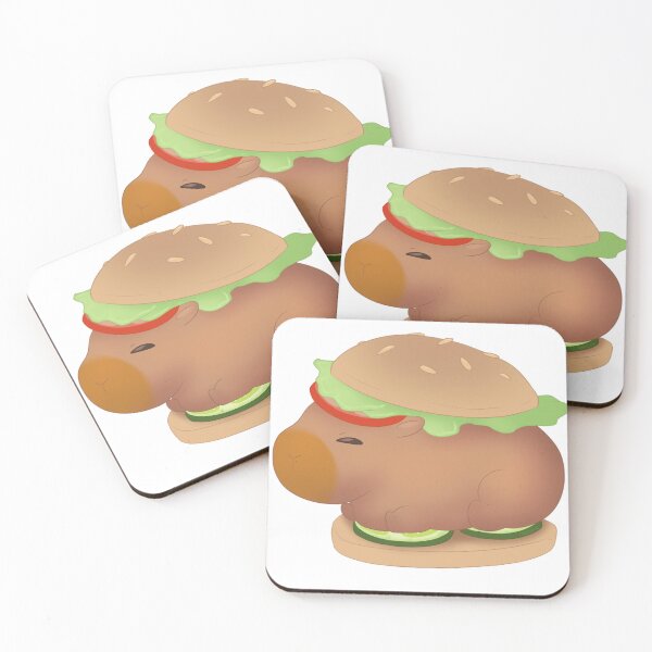 Item preview, Burgerbara - Cute Burger Friend designed and sold by LovelyScales.