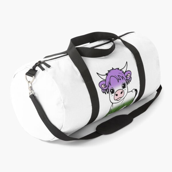 Item preview, Cute Genderqueer Pride Highland Cow, Genderqueer Pride Flag Colors designed and sold by Travelslightly.
