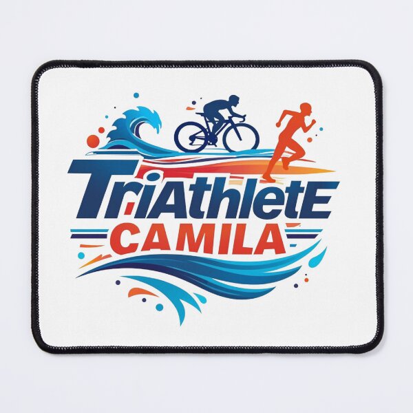 Item preview, Dynamic Triathlete Camila - Swim, Bike, Run designed and sold by Triathlongram.