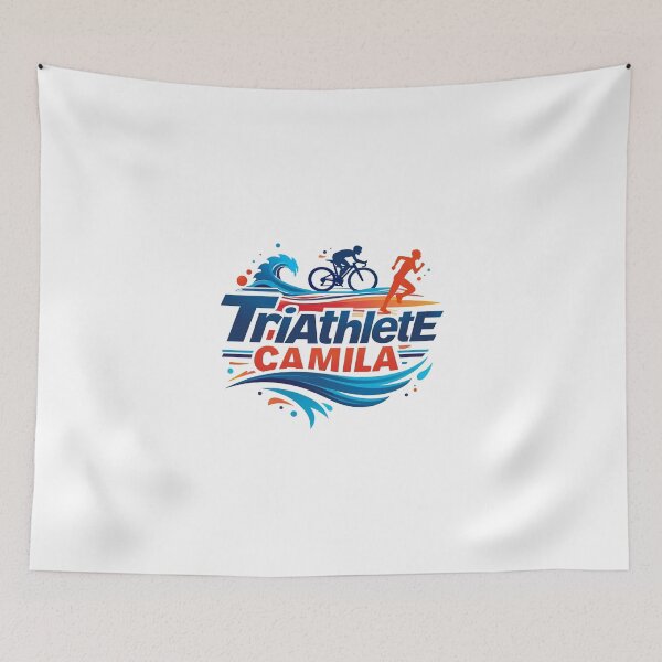 Item preview, Dynamic Triathlete Camila - Swim, Bike, Run designed and sold by Triathlongram.