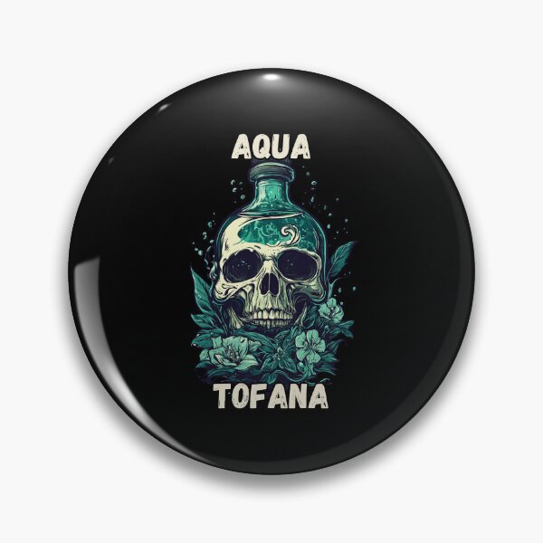 Item preview, Aqua Tofana And Skull With Flowers designed and sold by MarcinDesign.