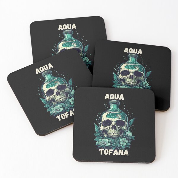 Item preview, Aqua Tofana And Skull With Flowers designed and sold by MarcinDesign.