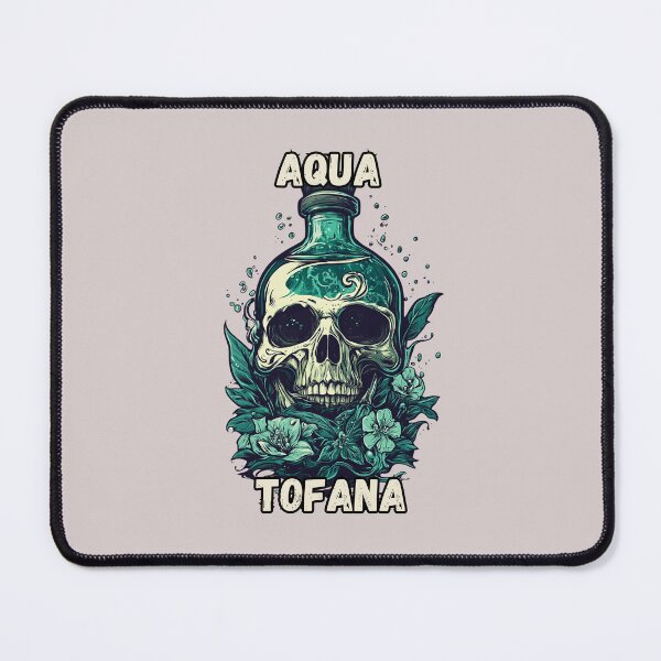 Item preview, Aqua Tofana And Skull With Flowers designed and sold by MarcinDesign.