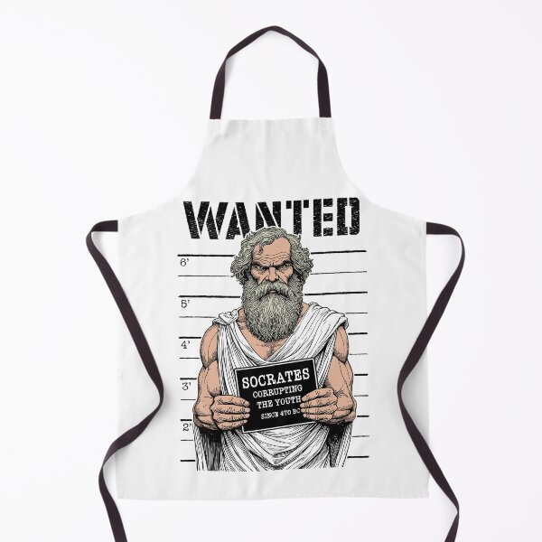 Item preview, Socrates Corrupting Youth Funny Philosophy Police Mugshot designed and sold by GrandeDuc.