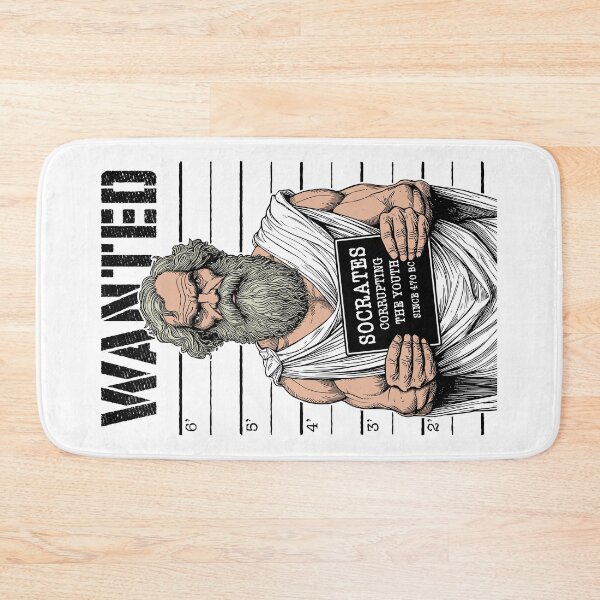Item preview, Socrates Corrupting Youth Funny Philosophy Police Mugshot designed and sold by GrandeDuc.