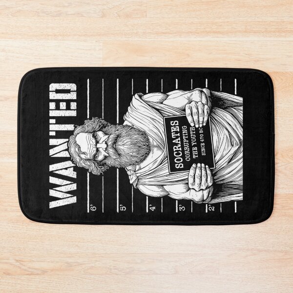 Item preview, Socrates Corrupting Youth Funny Philosophy Police Mugshot designed and sold by GrandeDuc.