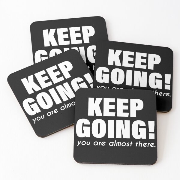 Item preview, Keep Going You are Almost There Text Typography Motivational Quote  designed and sold by ClaudiaFlores.