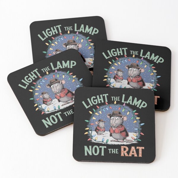 Item preview, Light The Lamp Not The Rat Christmas Funny Holiday Rat designed and sold by love3617.