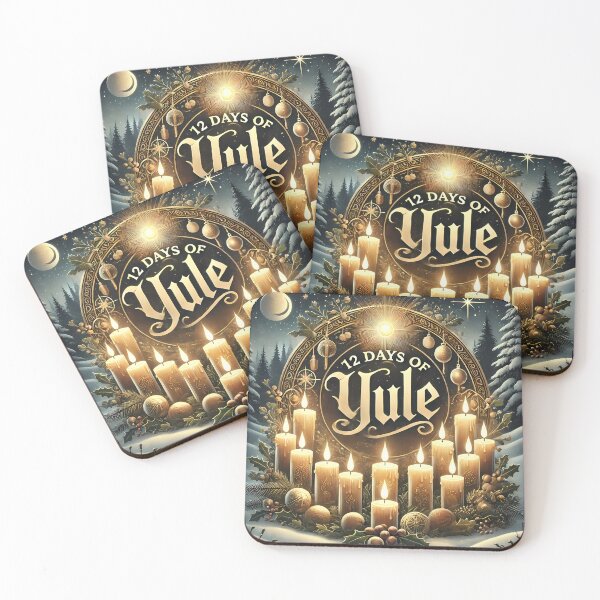 Item preview, Yuletide Wishes - Minimalist Winter Solstice Card designed and sold by ArizonaWitches.