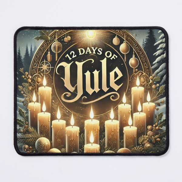 Item preview, Yuletide Wishes - Minimalist Winter Solstice Card designed and sold by ArizonaWitches.