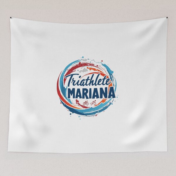 Item preview, Dynamic Triathlete Mariana - Swim, Bike, Run designed and sold by Triathlongram.