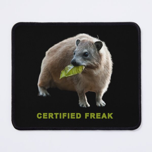 Item preview, Rock Hyrax Photo - Certified Freak | Cute Vampire Potato designed and sold by matchamoonshop.