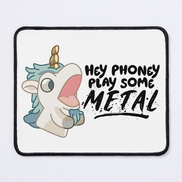 Item preview, Unicorse Hey Phoney Play Some Metal designed and sold by windphotodesign.