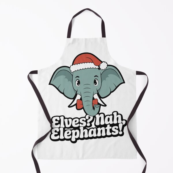 Item preview, Cute Christmas ElephantKawaii Christmas ElephantChristmas Elephant designed and sold by RadiantRoost.