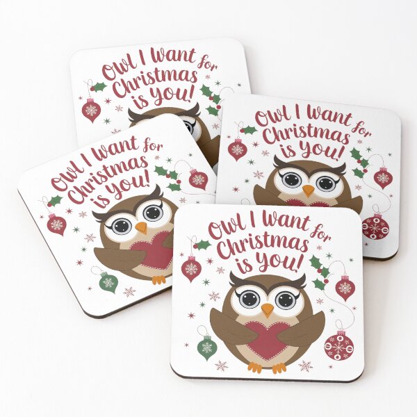 Item preview, Owl I Want for Christmas is You designed and sold by Situstshirts.