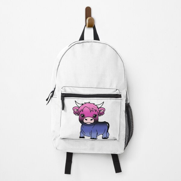 Item preview, Cute Omnisexual Pride Highland Cow, Omni Pride Flag Colors designed and sold by Travelslightly.