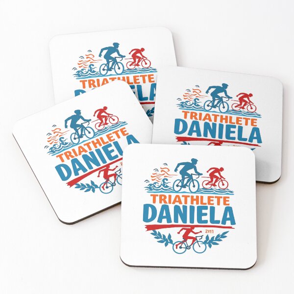 Item preview, Dynamic Triathlete Daniela - Swim, Bike, Run designed and sold by Triathlongram.