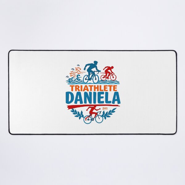 Item preview, Dynamic Triathlete Daniela - Swim, Bike, Run designed and sold by Triathlongram.