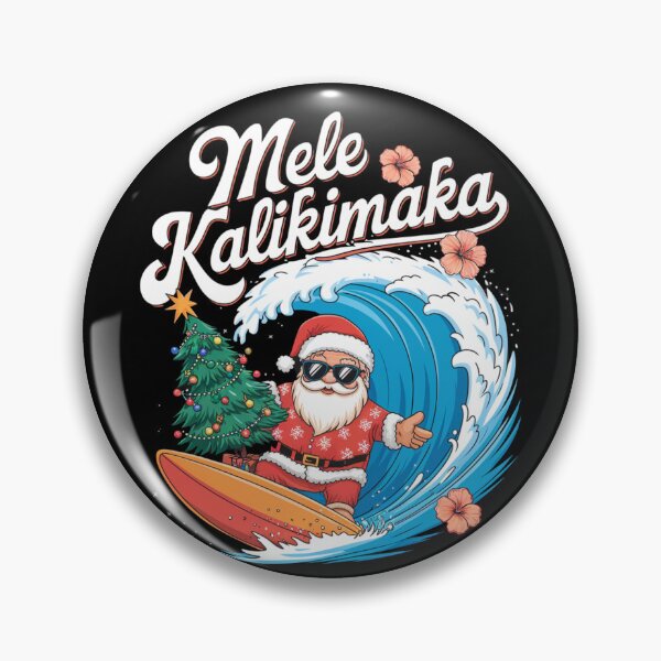 Item preview, Vintage Cute Mele Kalikimaka Christmas Santa Surfing Costume designed and sold by effateON.
