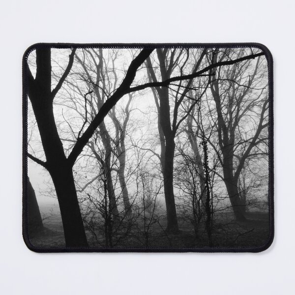 Item preview, Winter trees in fog, monochrome designed and sold by paulboizot.
