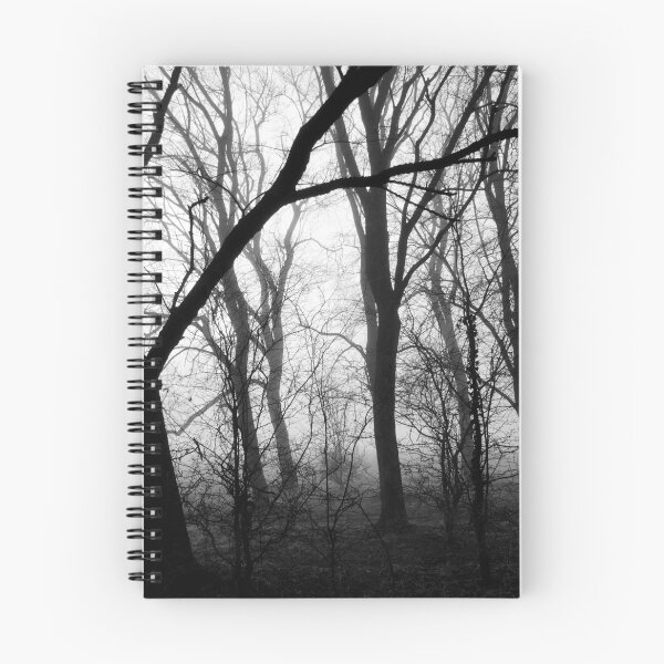 Item preview, Winter trees in fog, monochrome designed and sold by paulboizot.