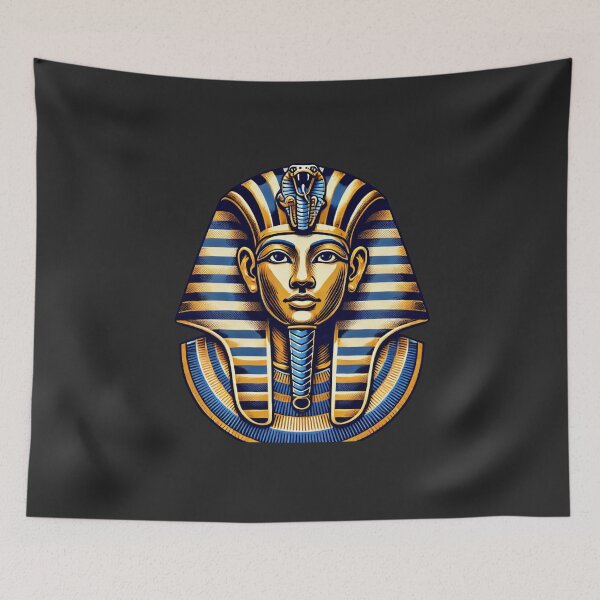 Item preview, Ancient Egyptian symbol, Pharaoh's Headdress (Nemes),  Artifacts of Egypt, Amulet,  designed and sold by Afrocarribe.