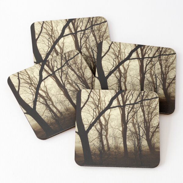 Item preview, Winter trees in fog, sepia designed and sold by paulboizot.
