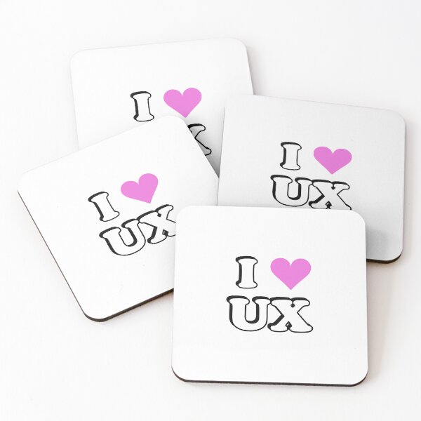 Item preview, I love UX - UX designer designed and sold by Inspirationmotivation.