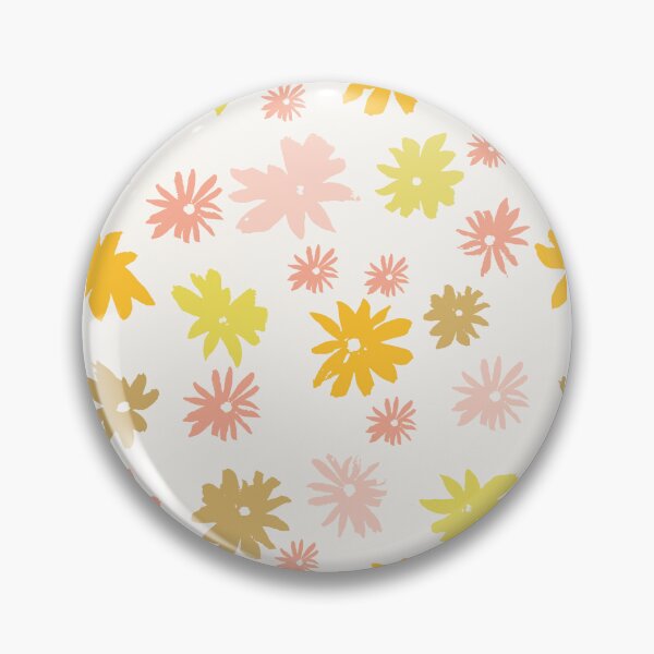 Item preview, retro daisies in scatter all over pattern  designed and sold by annmarie337.