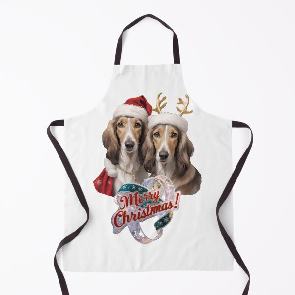 Item preview, Afghan Hounds Merry Christmas designed and sold by Khala.
