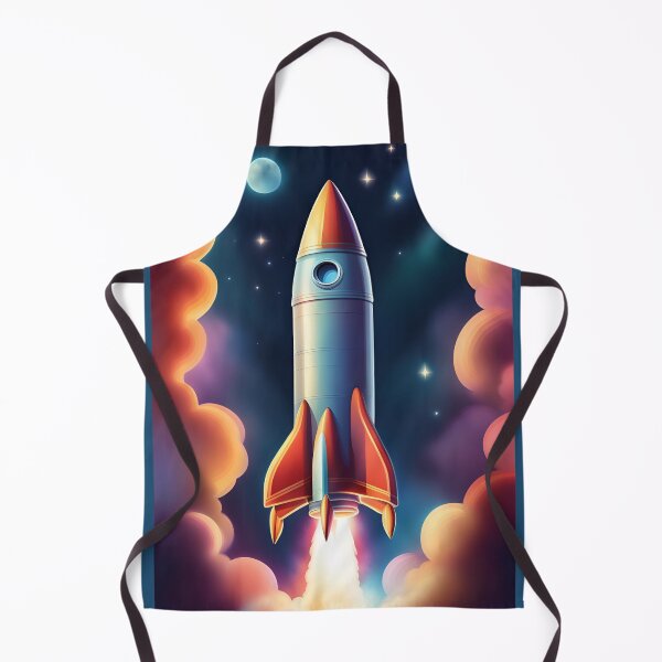 Item preview, Rocket ship flying to space designed and sold by Purr95.