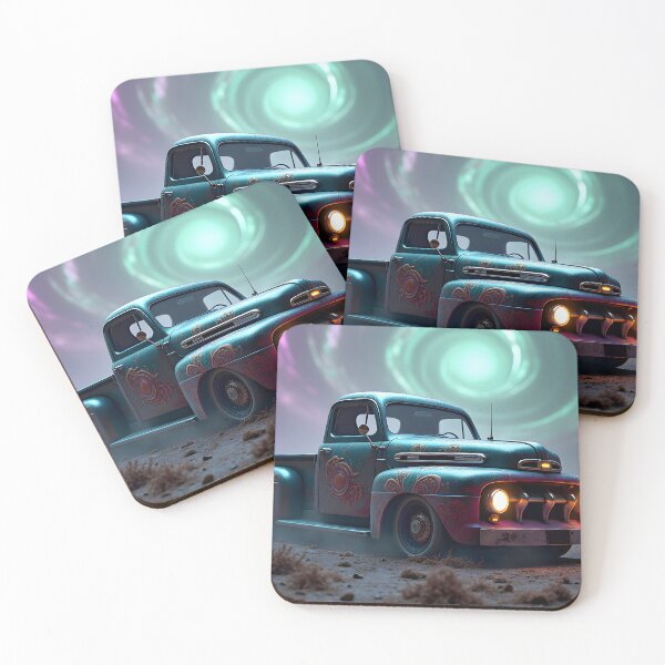 Item preview, 1951 Mercury F3 Pickup Truck designed and sold by Peter Kraaibeek Art Gallery.