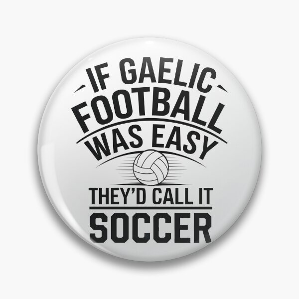 Item preview, Gaelic Football v Soccer designed and sold by REAL IRISH GIFTS.
