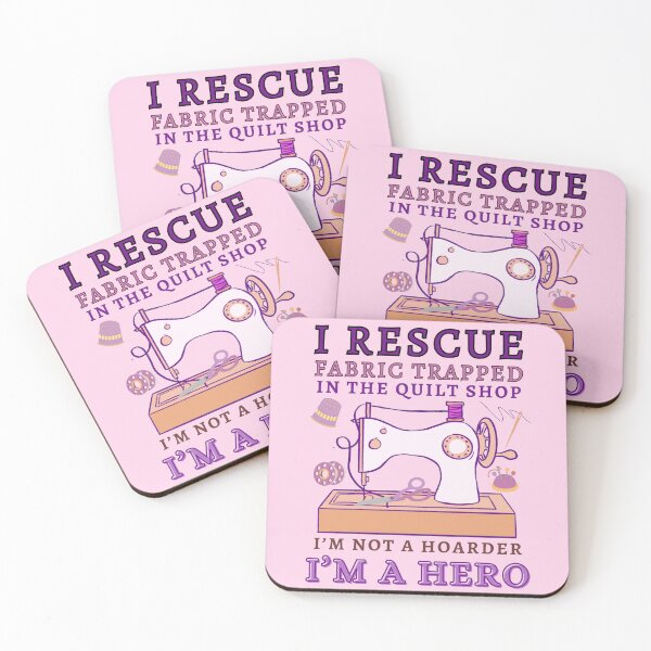 Item preview, I Rescue Fabric Trapped In The Quilt Shop I'm Not A Hoarder - Funny quilter designed and sold by Wiss2Arts.