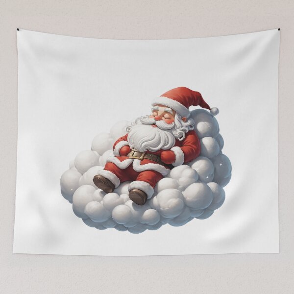 Item preview, Santa Claus Sleeping on a Cloud designed and sold by NacreArt.