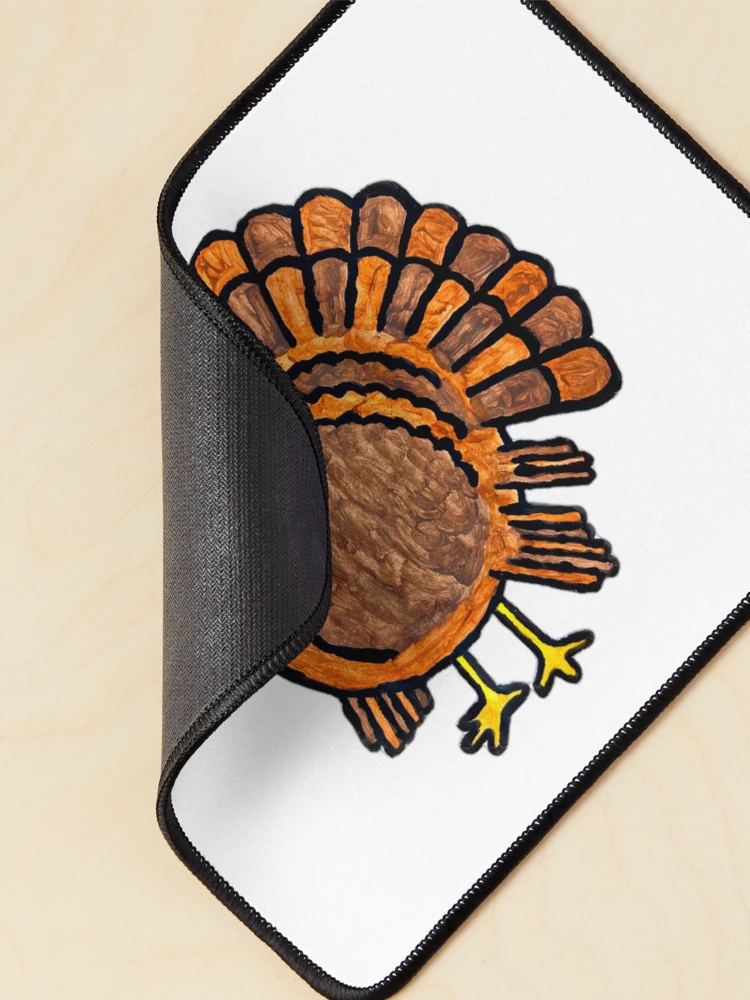 Thumbnail 2 of 5, Mouse Pad, Turkey designed and sold by Rachel the Artist .