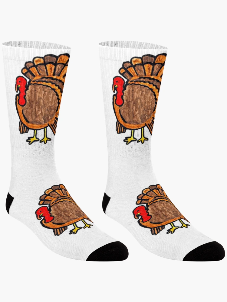 Thumbnail 3 of 5, Socks, Turkey designed and sold by Rachel the Artist .