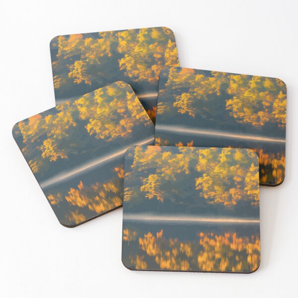 Item preview, Autumn reflections in the lake designed and sold by DesignMapachiss.