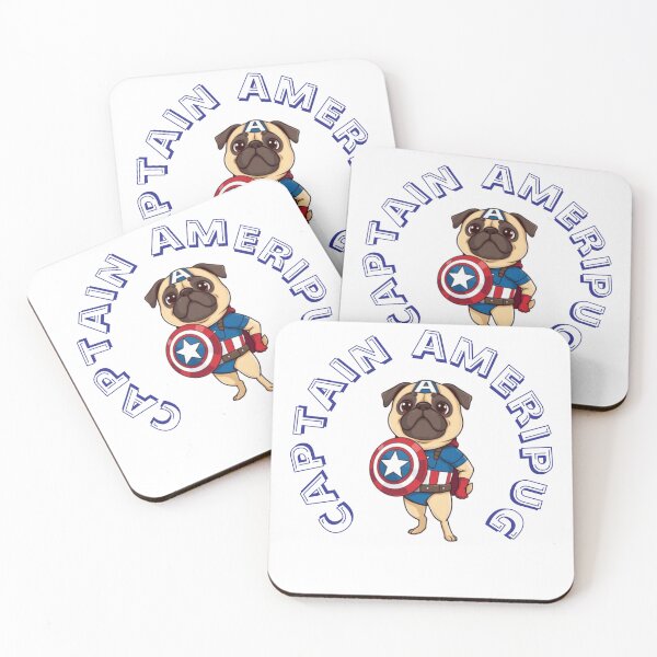 Item preview, Captain Ameripug designed and sold by Bigfoot T-Shirt Co..