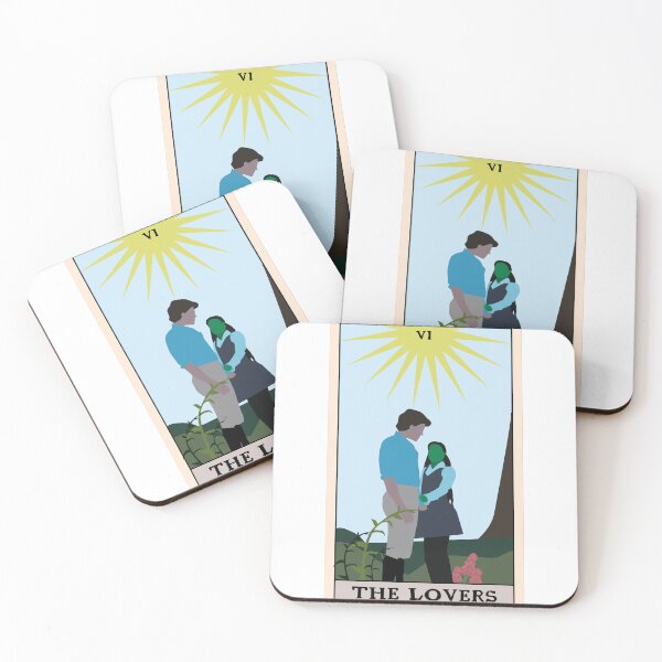 Artikelvorschau, Tarot – Die Liebenden – Elphaba und Fiyero entworfen und verkauft von calesita-art.
