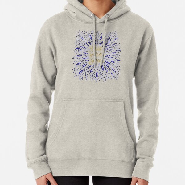 Whatever Will Be, Will Be (Navy & Gold) Pullover Hoodie